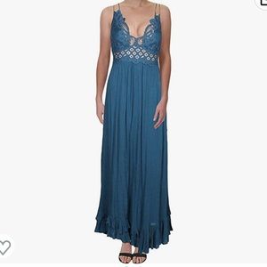 Free People Adella Maxi Slip Dress